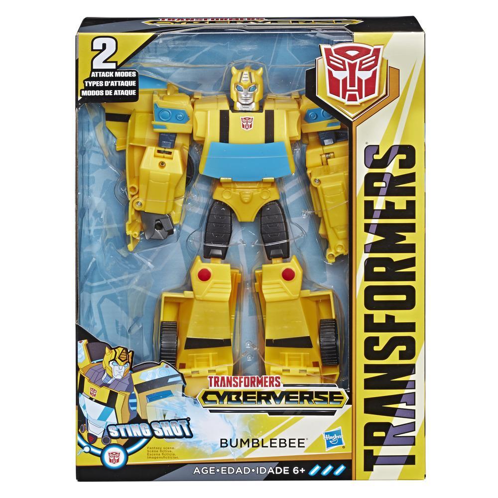 Hasbro Transformers Cyberverse Ultimate Class Bumblebee Action Figure ฮาสโบร ทรานสฟอเมอร์ส ไซเบอร์เวิร์ส อัลติเมต คลาส หุ่นยนต์บัมเบิ้ลบี ขนาด 11.5 นิ้ว ลิขสิทธิ์แท้