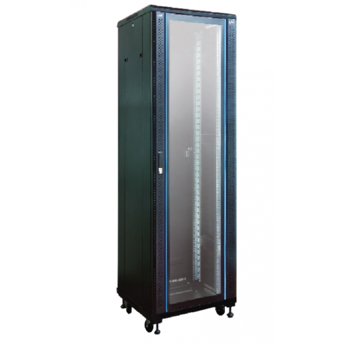 ขายถูก ตู้ Link CH-60827GS 19” Glass Rack 27U (60x80x140cm.) Black *ส่งฟรีเขต กทม.และปริมณฑล