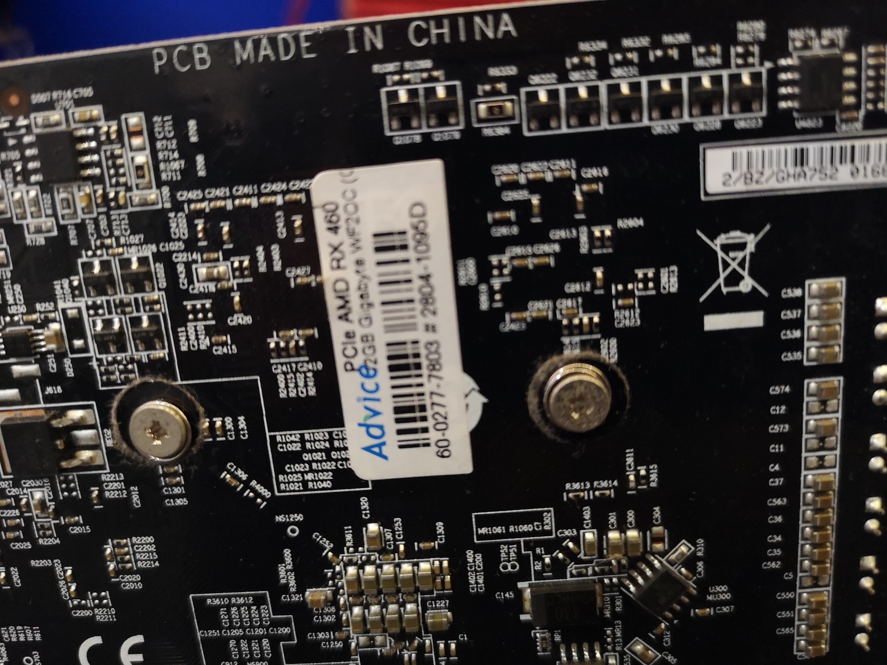 GIGABYTE Radeon™ RX460 WINDFORCE OC 2G