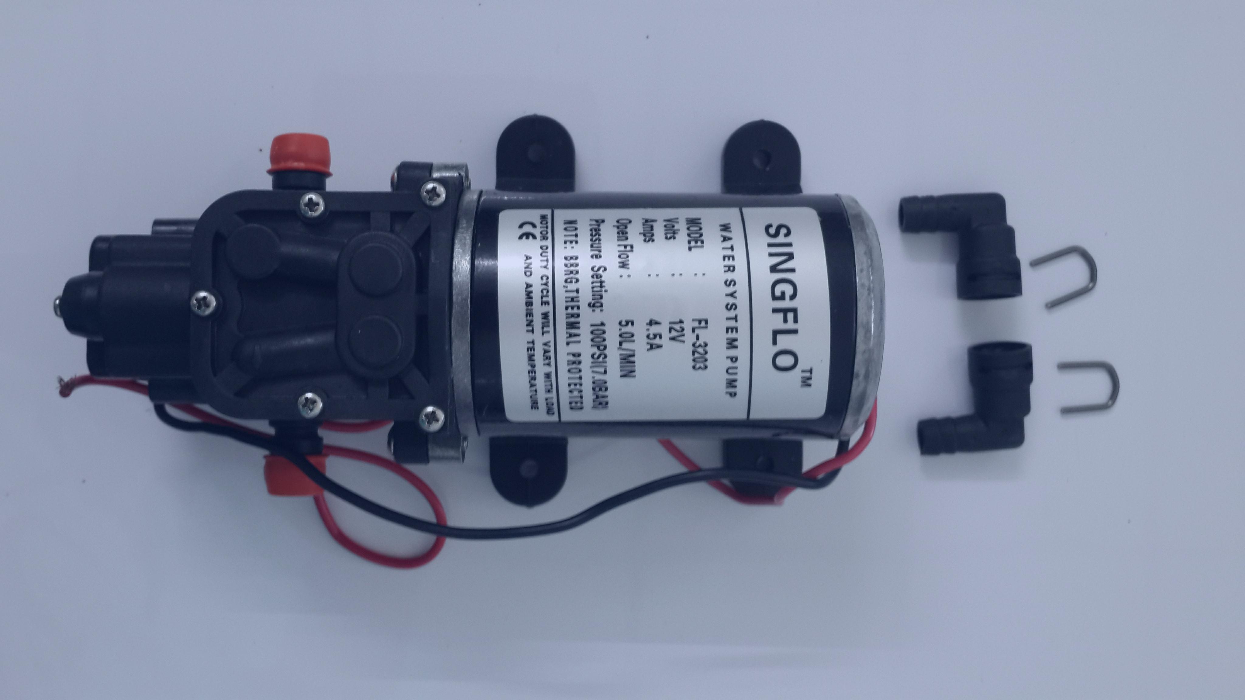 ปั๊มน้ำ 12V/4.5A/80PSI