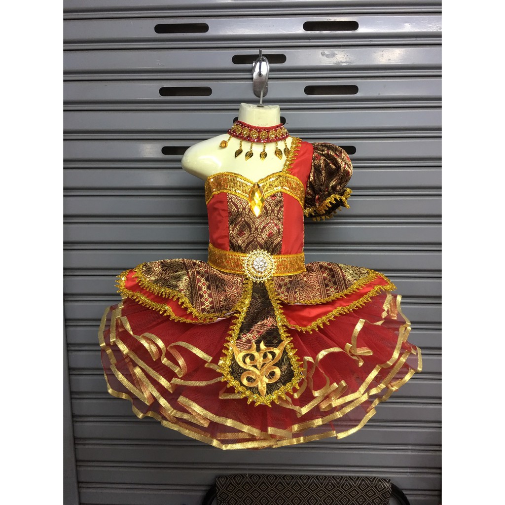 ชุดดรัมเมเยอร์ ไทยแขนตุ๊กตา ชุดดรัมเมเยอร์เด็ก ชุดเชียร์ลีดเดอร์เด็ก