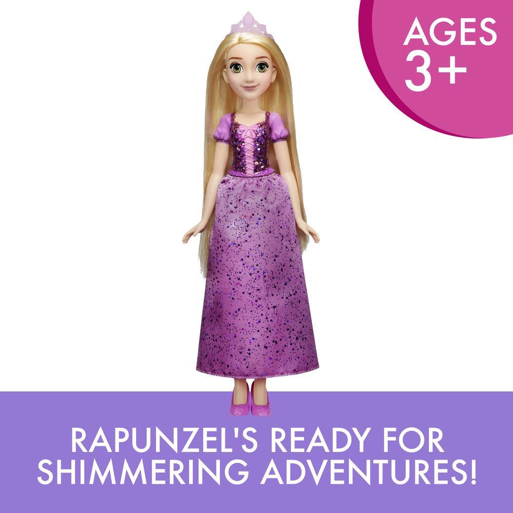 Hasbro Disney Princess Royal Shimmer Rapunzel ฮาสโบร ดิสนี่ย์ ปริ๊นเซส ตุ๊กตาเจ้าหญิง ราพันเซล ขนาด 10.5 นิ้ว ลิขสิทธิ์แท้