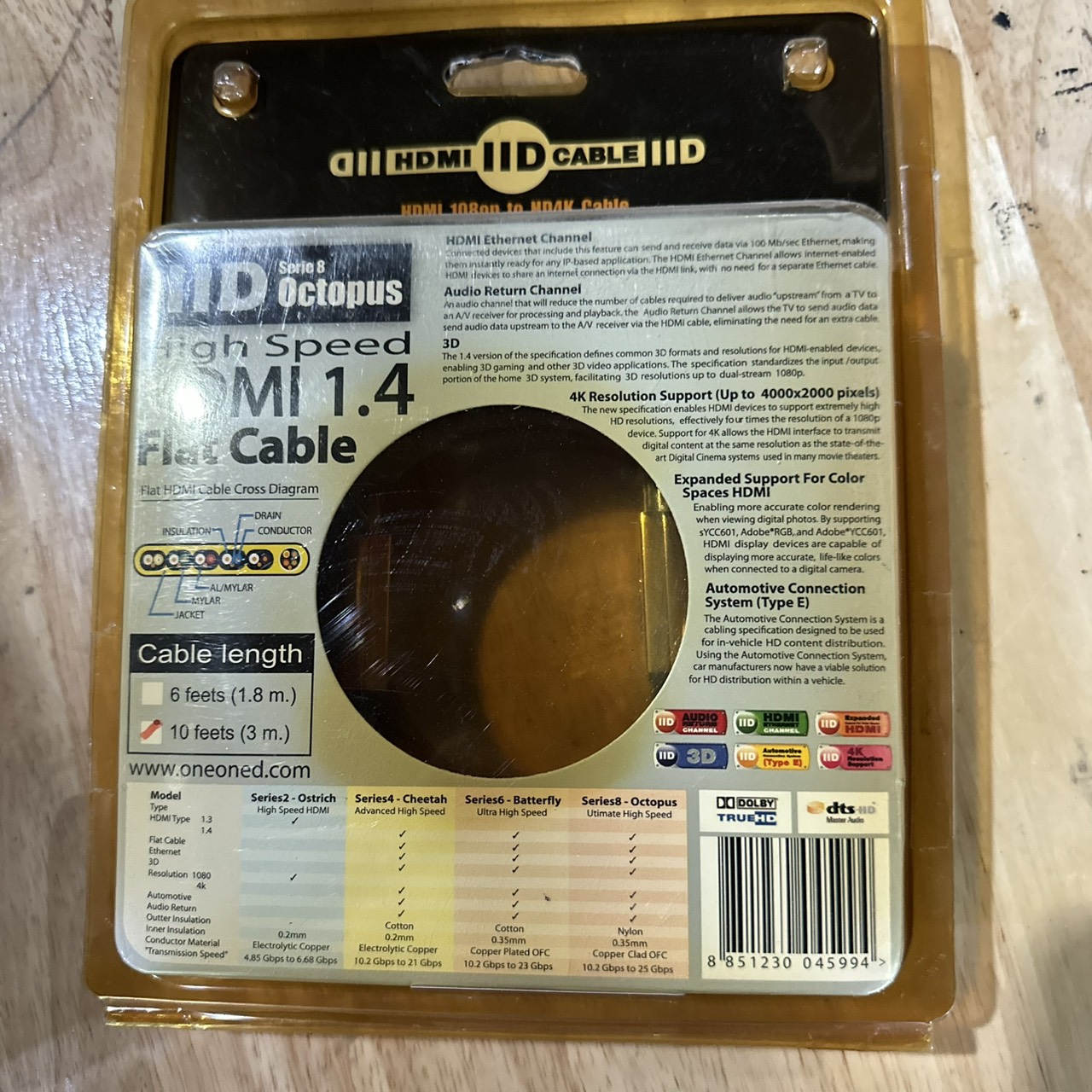 สาย HDMI Octopus Serler 8 CF-830 1.4 ยาว 3M