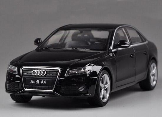 โมเดลรถ Audi A4 สีดำ Scale 1:24