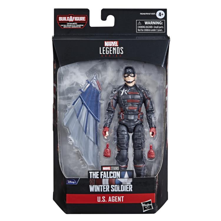 Hasbro Marvel Legends Series Disney+ Set of 7 (Captain America Flight Gear BAF) Action Figure ฮาสโบร มาร์เวล เลเจนด์ ซีรี่ย์ส ดิสนี่ย์ พลัส ครบเซ็ต7ตัว พร้อม BAF ปีกกัปตันอเมริกา ลิขสิทธิ์แท้