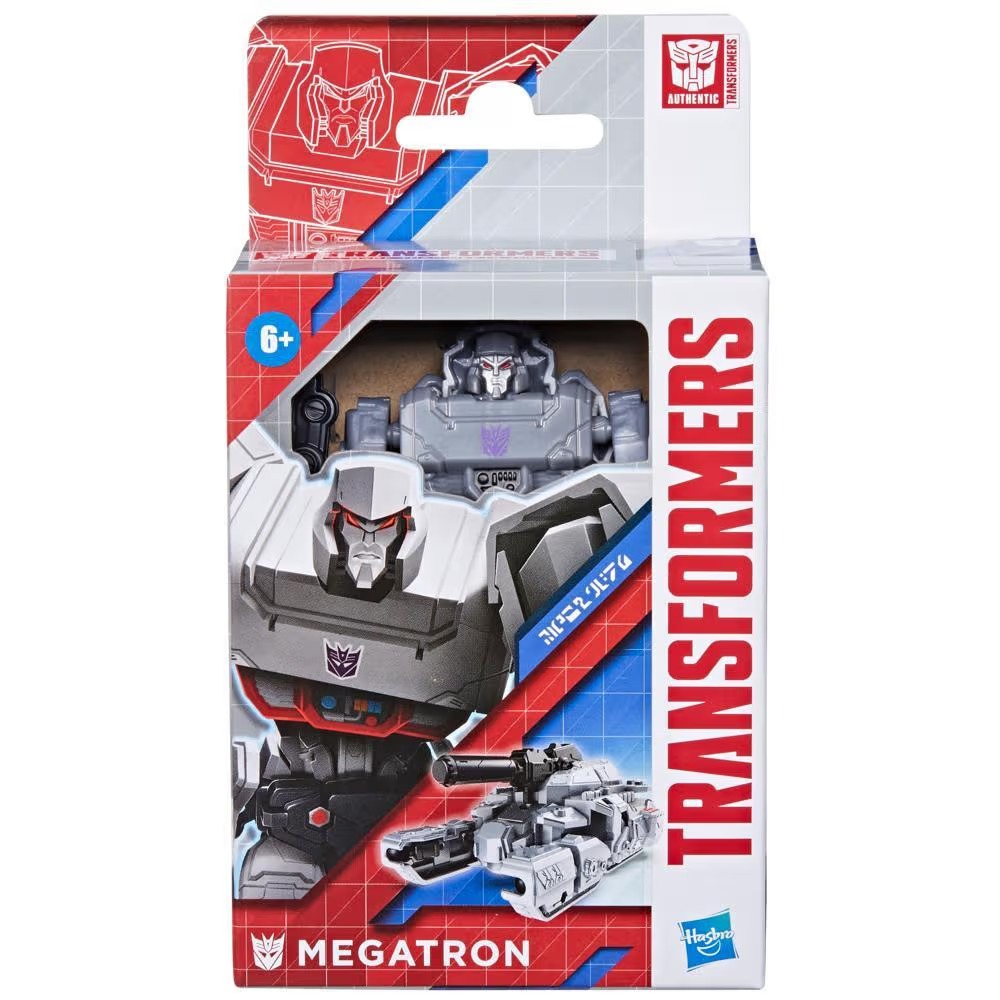 Hasbro Transformers Authentics Bravo Megatron Action Figure ฮาสโบร ทรานสฟอเมอร์ส ออเทนติกส์ บราโว่ หุ่นยนต์เมกะทรอน ขนาด 4.5 นิ้ว ลิขสิทธิ์แท้