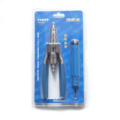 ชุดบานบีบขยายท่อทองแดง ยี่ห้อ VALUE รุ่น VST-22C พร้อมรีมเมอร์