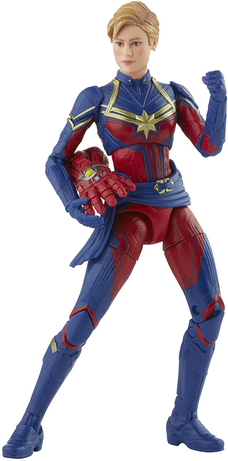 Hasbro Marvel Legends Series Captain Marvel and Rescue Armor Avengers Infinity Saga 6-inch Scale Figure (Amazon Exclusive) ฮาสโบร มาร์เวล เลเจนด์ หุ่นโมเดลฟิกเกอร์ กัปตัน มาร์เวล และ เรสคิวท์ ขนาด 6 นิ้ว ลิขสิทธิ์แท้