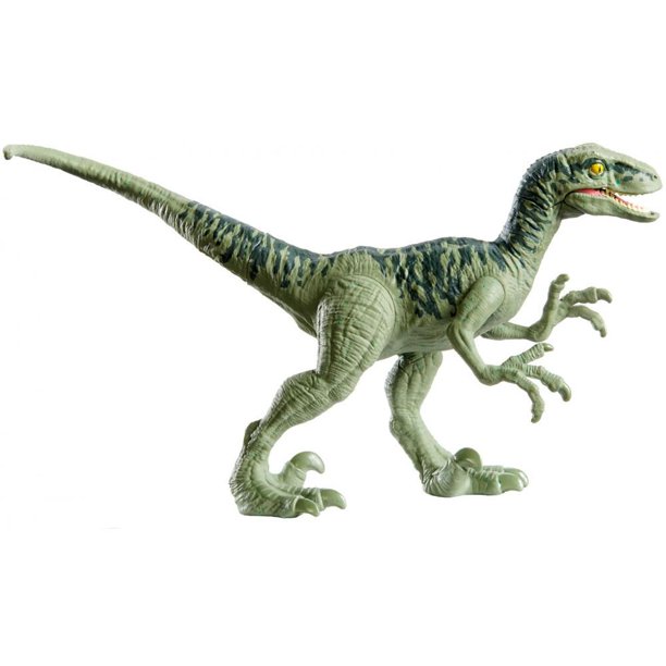 Mattel Jurassic World Dino Rivals Attack Pack Velociraptor Charlie (GFM06) แมทเทล จูราสสิค เวิลด์ ของเล่นแอ็กชั่นฟิกเกอร์ไดโนเสาร์ เวโลซีแรปเตอร์ ชาร์ลี