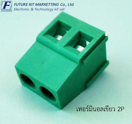 FuturePack FP2060 เทอร์มินอลเขียว 2P