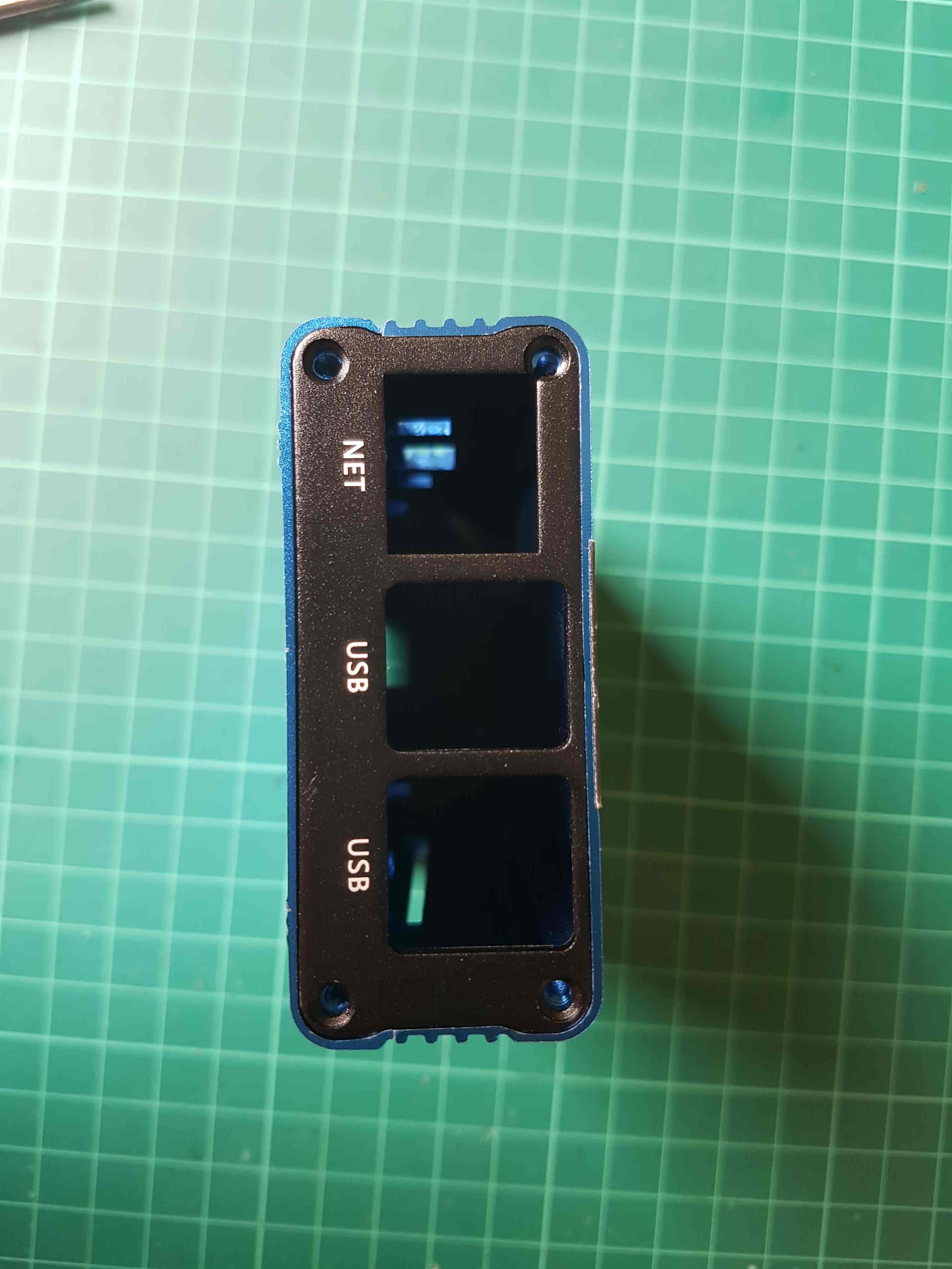 Aluminium Case Pi2/Pi3 (Blue)