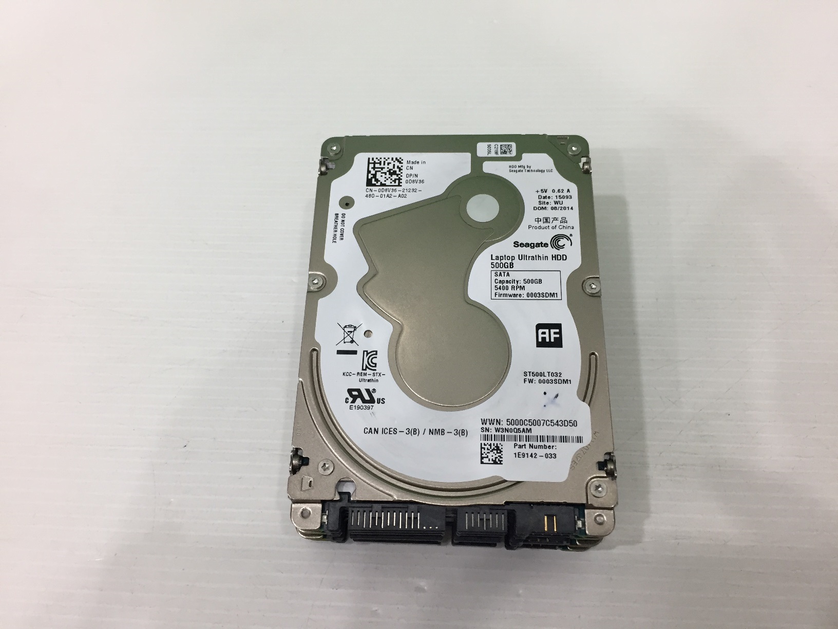 SEAGATE ST500LT032 Ultrathin 5mm. 500GB. 2.5"