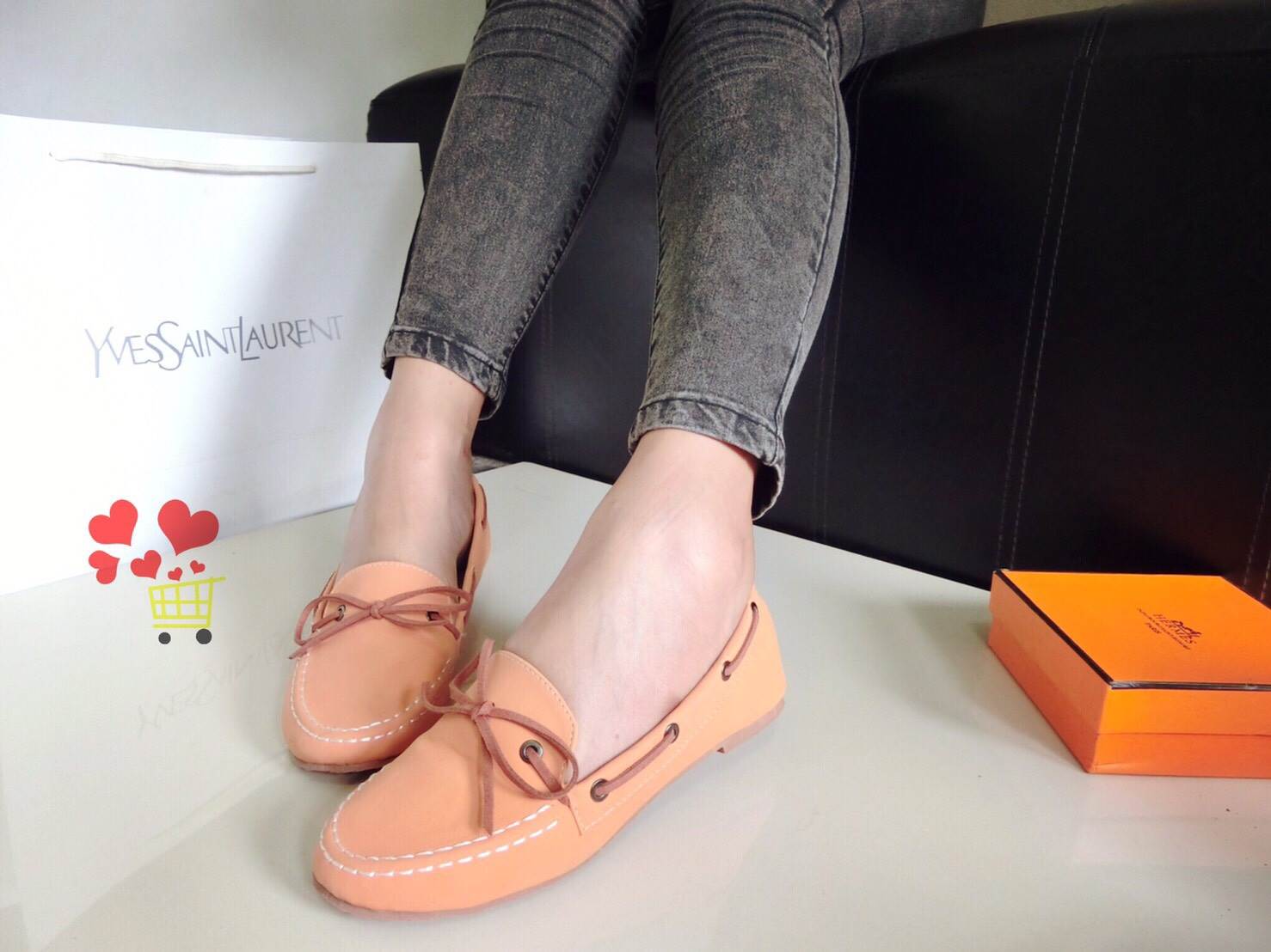 รองเท้า Dockside Tods Style (สีเทา)