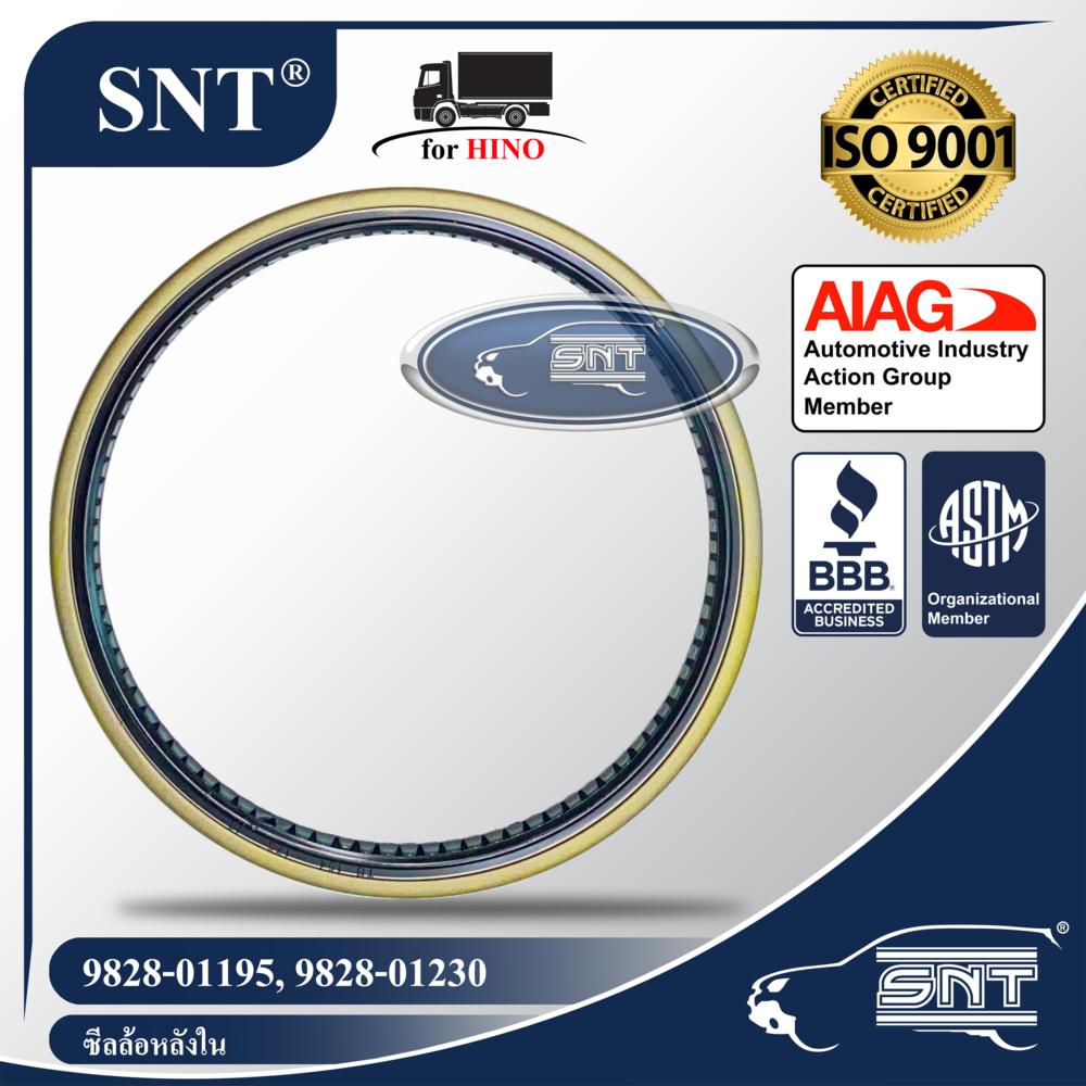 SNT ซีลล้อหลังใน, Oil Seal - HINO ( ฮีโน่ ) รุ่น HT, HU, FN, FH, FR,FM2P,FM1A,MEGA, 500, 700 P/N 9828-01195, SZ311-01047