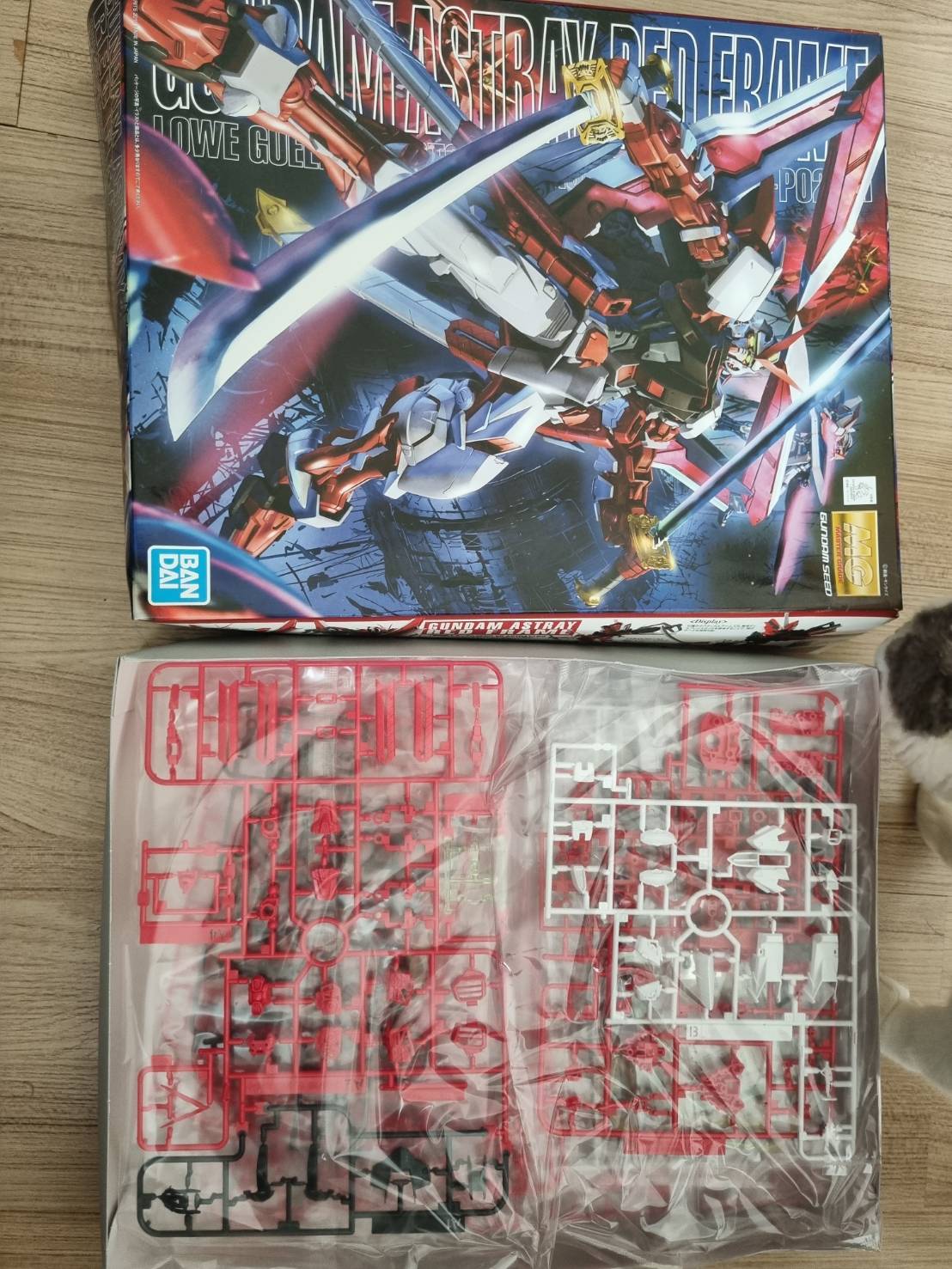 โมเดล MG1/100 Gundam Astray Red Frame Kai