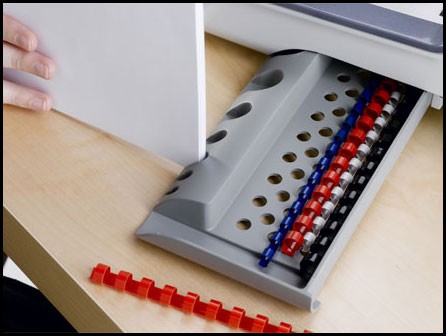 ขายถูก เครื่องเจาะเข้าเล่มเอกสารไฟฟ้า QUASAR 500