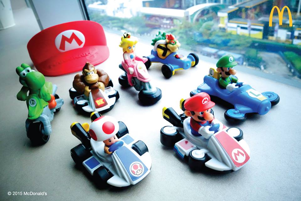 โมเดลของเล่นแมคโดนัลด์(McDonald's) แฮปปี้มีล Happy Meal ชุด Mario Kart 8 (2015)