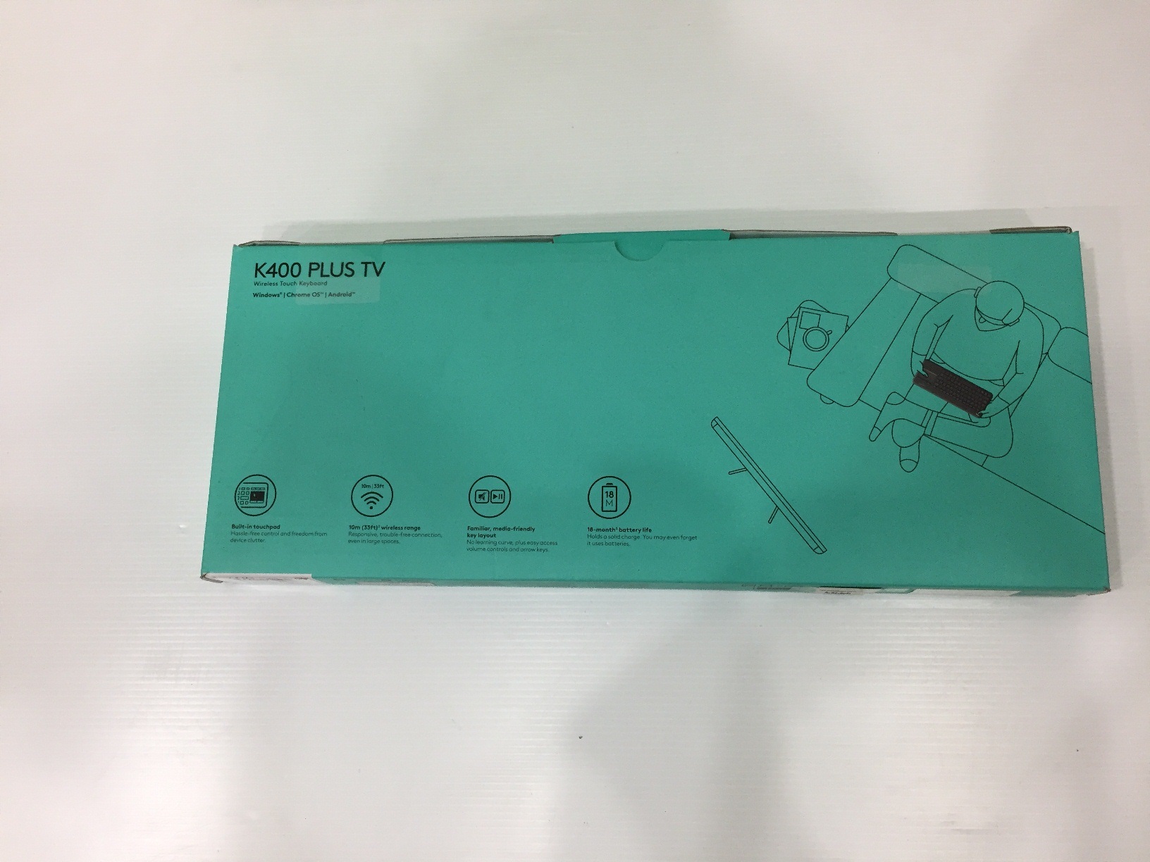 Logitech WIRELESS TOUCH KEYBOARD K400 PLUS ของใหม่