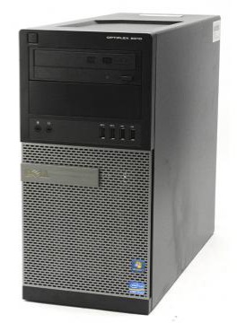 คอมพิวเตอร์ตั้งโต๊ะมือสอง สภาพดี Dell OptiPlex 9010 MT (i3-2120 Ram4GB HDD500GB) ประกันร้าน 1 เดือน