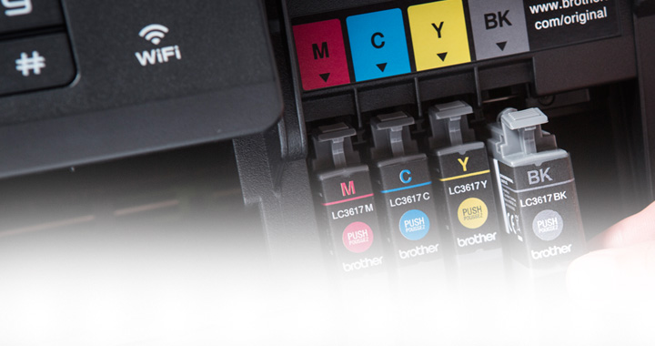 ขายถูก เครื่องปริ้นเตอร์มัลติฟังก์ชันอิงค์เจ็ท Brother MFC-J2330DW