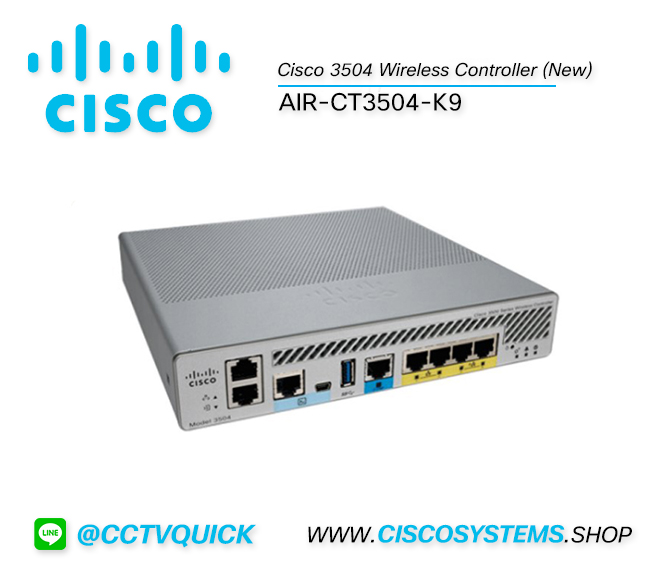 AIR-CT3504-K9 (Cisco Wireless Lan Controller) ** C9800-L-C-K9