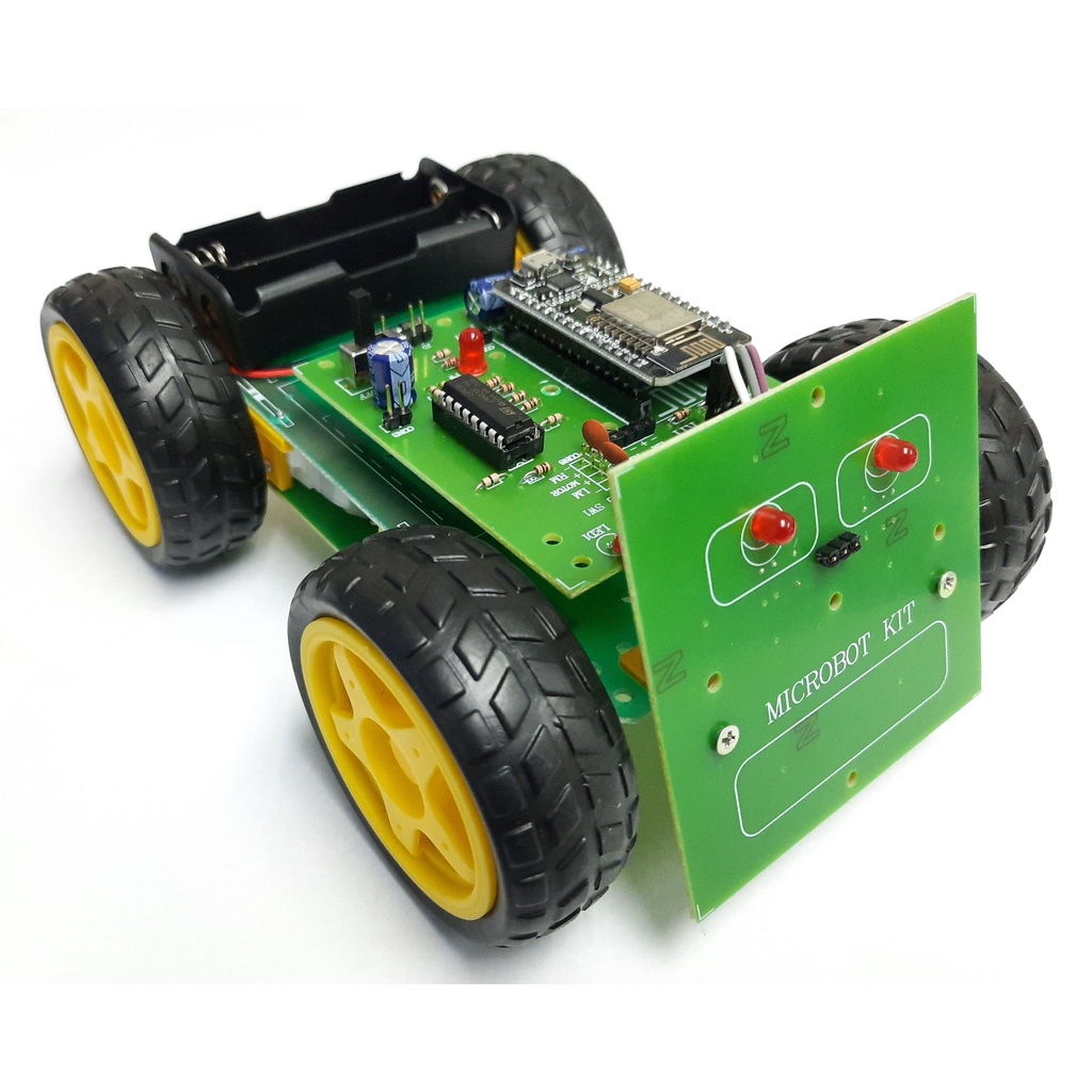 MB108 หุ่นยนต์ MicroBot 4WD ควบคุมด้วยโทรศัพท์มือถือ (WiFi)