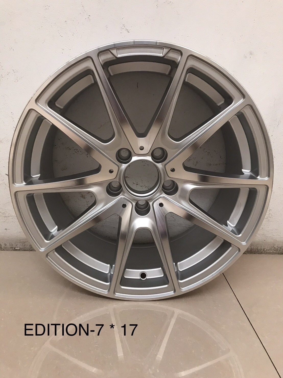 ล้อแต่งเบนซ์ EDITION-7 17" ล้อใหม่แกะกล่อง สีบรอนหน้าเงา