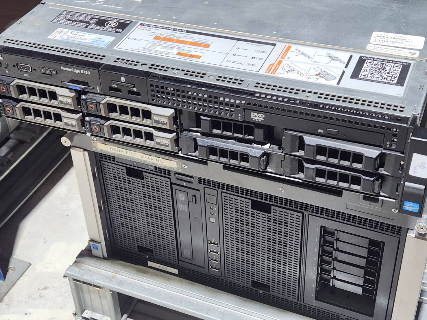 Server Dell PowerEdge R720(E5-2640/8GB*6/HDD 1TB*4)+Power 750W*2+Raid H710 Mini