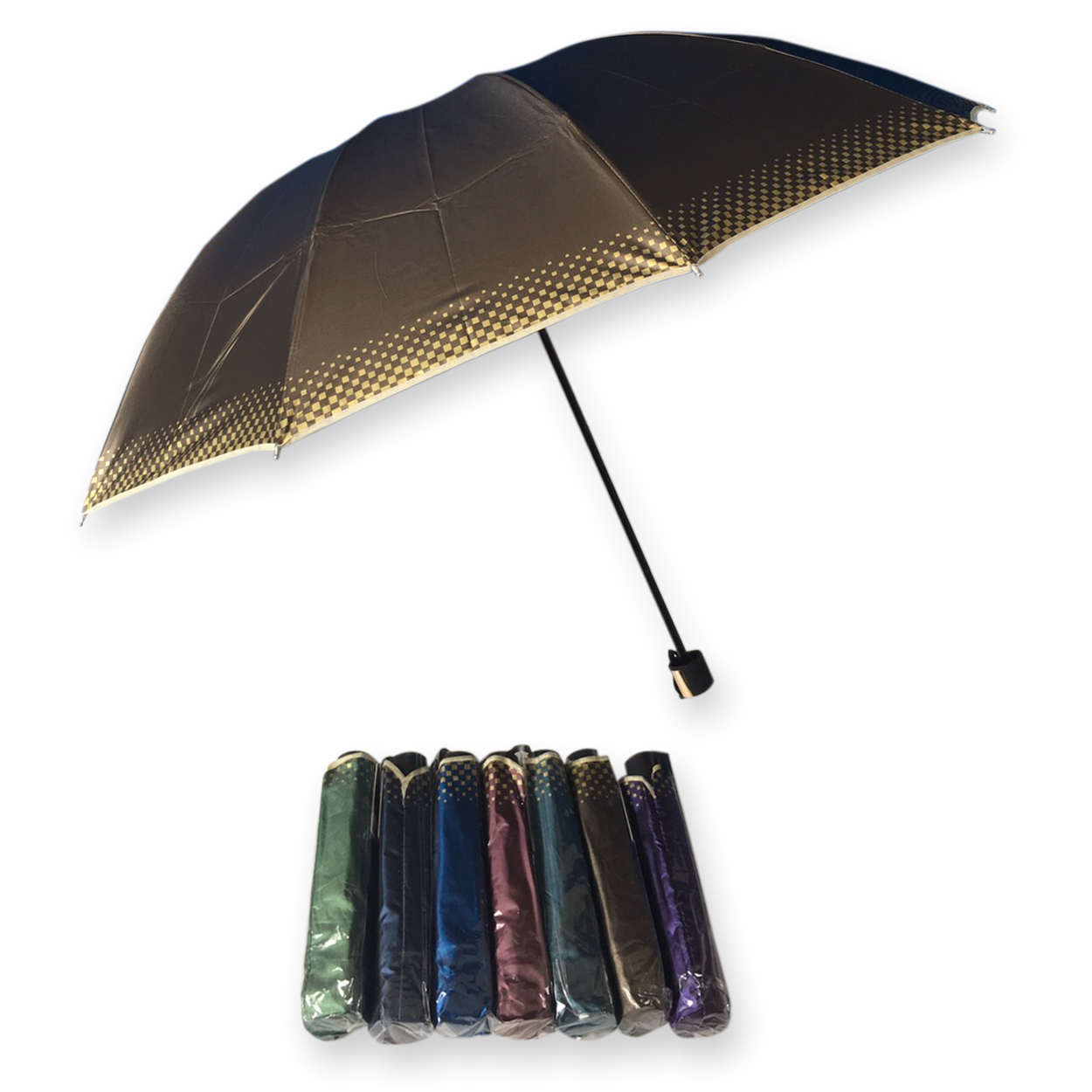 ร่มพับ4ตอน24นิ้วมียูวี