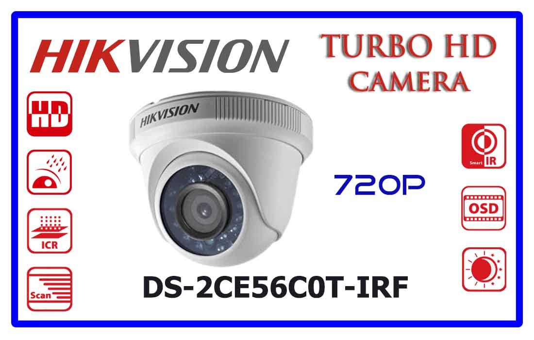 ขายถูก HIKVISION Turbo HD รุ่น DS-2CE56C0T-IRF ความละเอียด 1 ล้านพิกเซล
