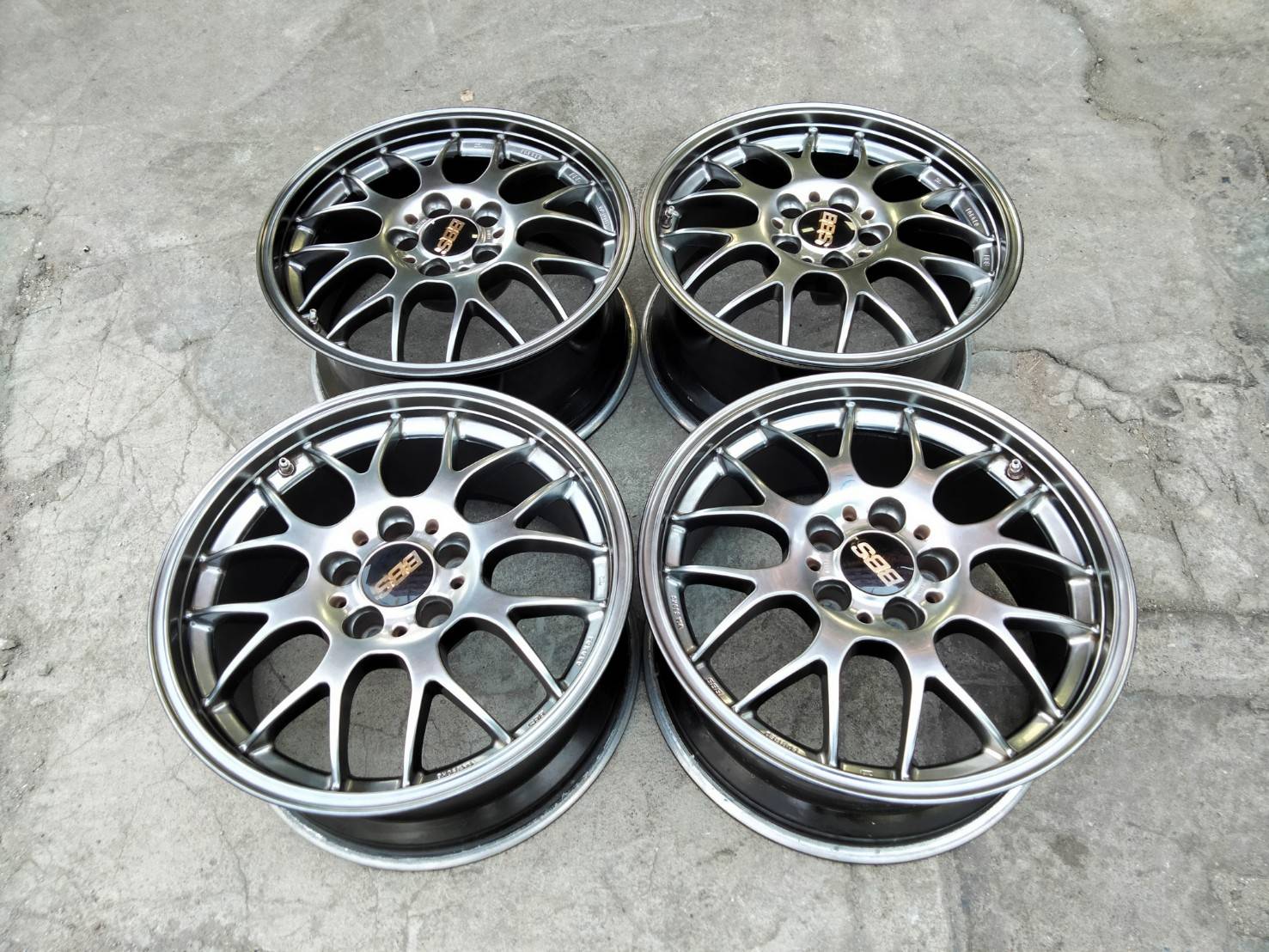 ล้อแท้ BBS RG-R RG718H 17" TOP FORGED