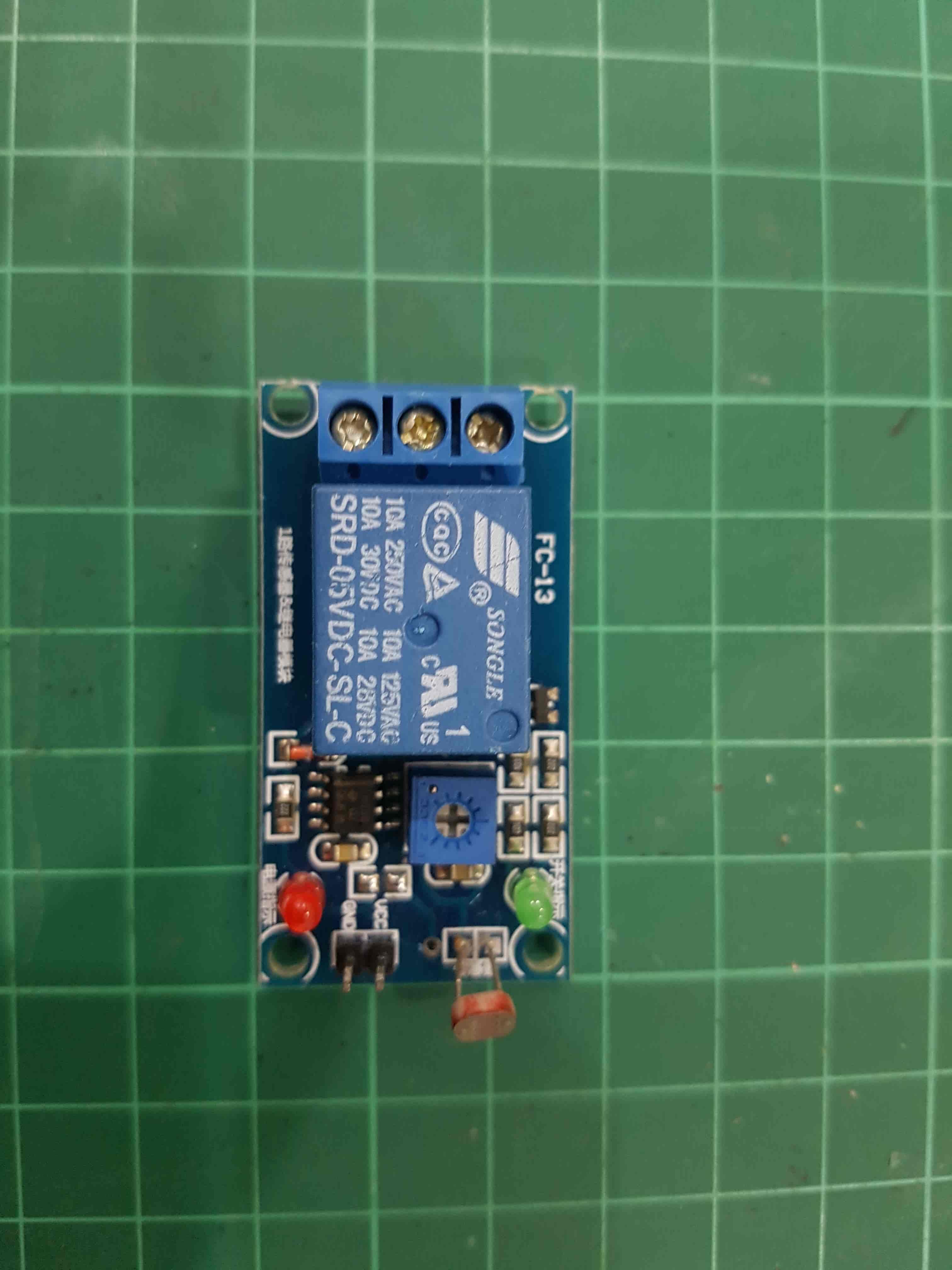 Light Detection RelayControl