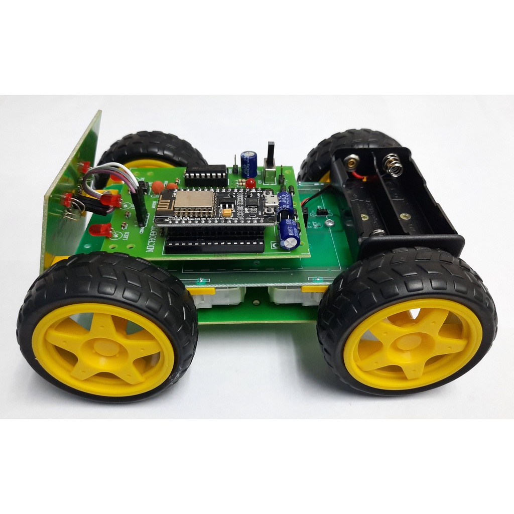 MB108 หุ่นยนต์ MicroBot 4WD ควบคุมด้วยโทรศัพท์มือถือ (WiFi)