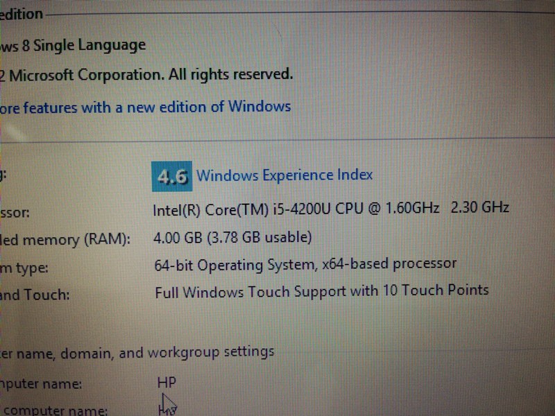 HP Pavilion Touchmart 14-n042TX