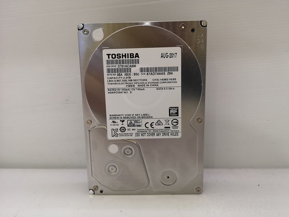2TB. TOSHIBA 3.5"