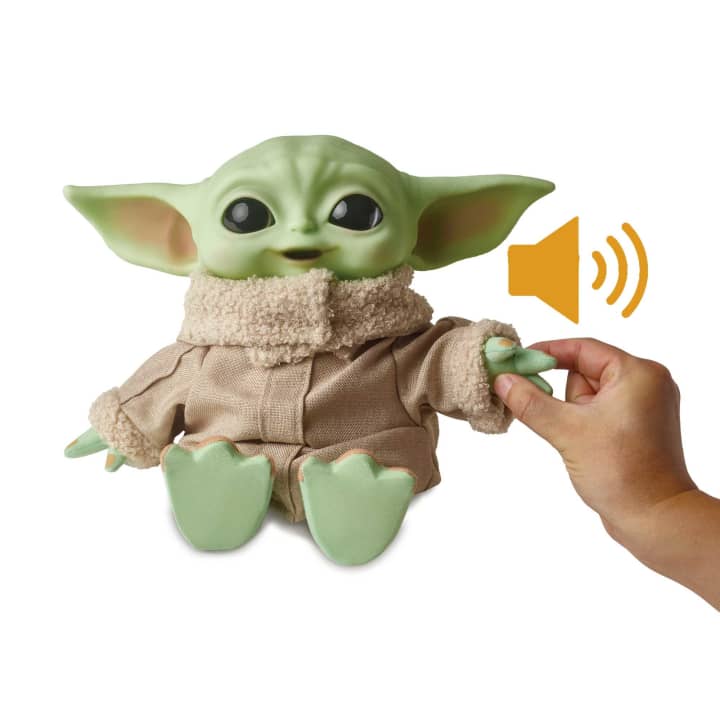 Mattel Star Wars The Mandalorian Baby Yoda Grogu The Child Premium Plush Bundle แมทเทล สตาร์ วอร์ส แมนดาโรเลี่ยน หุ่นโมเดลฟิกเกอร์ เบบี้ โยดา โกรกู ขนาด 11 นิ้ว มีเสียง พร้อมกระเป๋า ลิขสิทธิ์แท้
