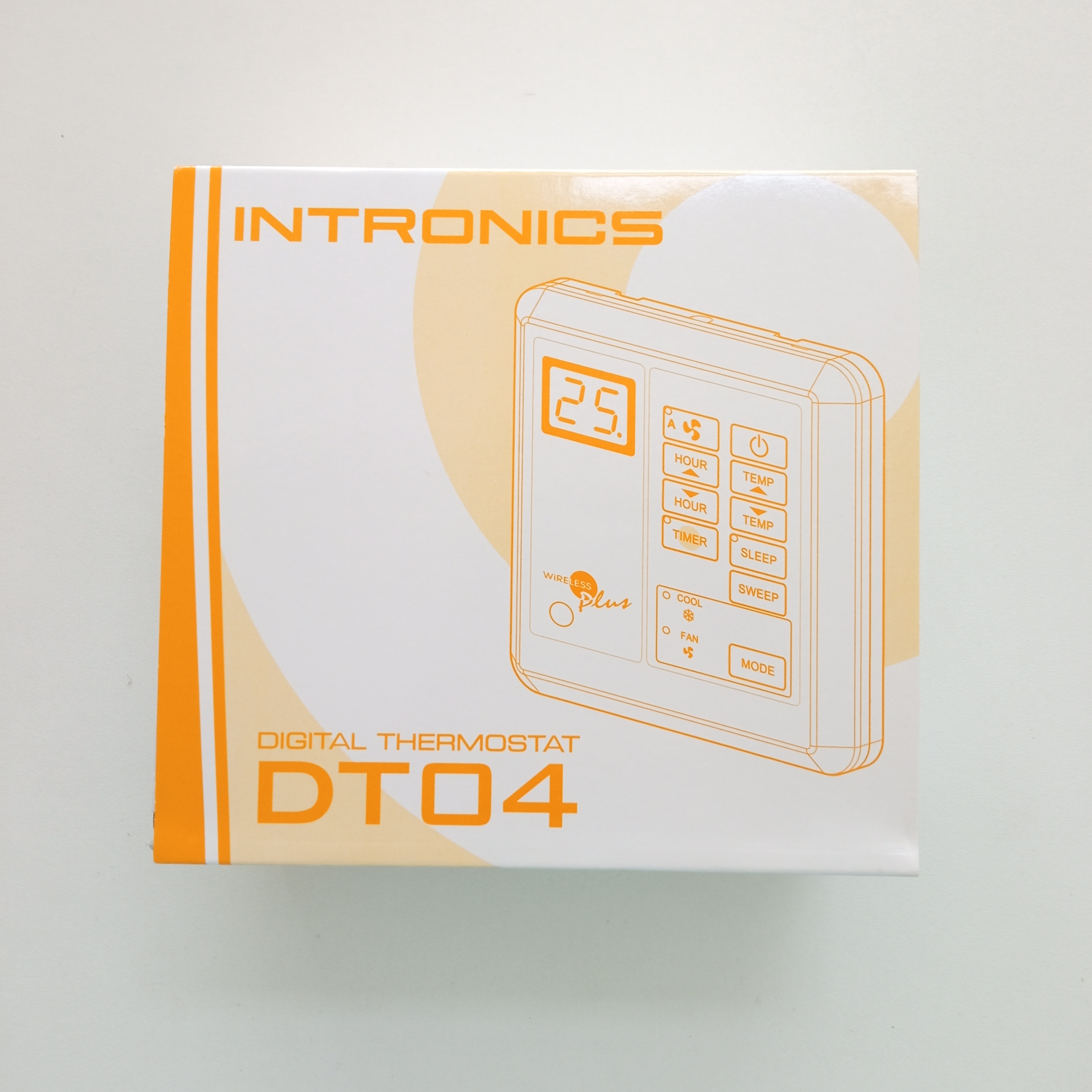 ชุดรีโมทแอร์แบบมีสาย Intronics รุ่น DT04 รูมแอร์ (Digital Thermostat)