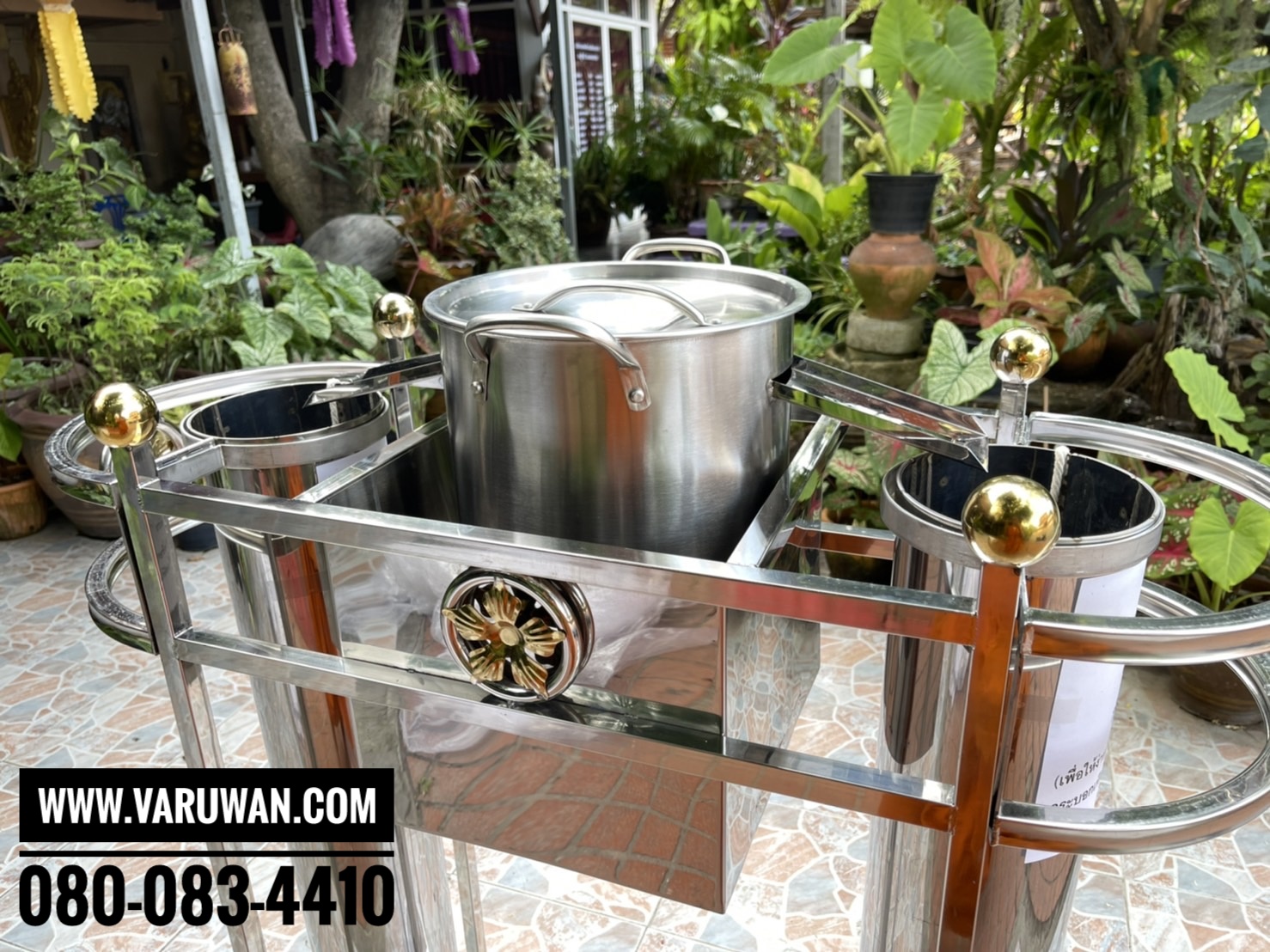 เครื่องหล่อเทียนพรรษาสแตนเลส แบบคู่