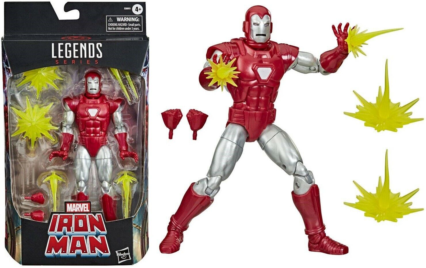 Hasbro Marvel Legends Iron Man Silver Centurion 6-inch Figure ฮาสโบร มาร์เวล เลเจนด์ ซีรี่ย์ส หุ่นโมเดลฟิกเกอร์ ไอรอนแมน ซิลเวอร์ เซ็นทูเรี่ยน ขนาด 6 นิ้ว ลิขสิทธิ์แท้