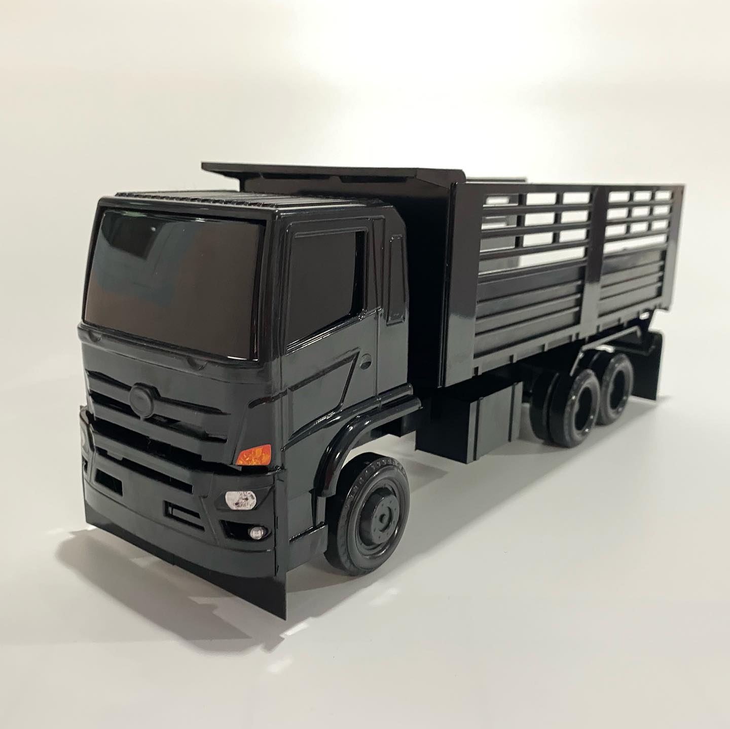 โมเดลรถดั้มของเล่น สีดำ TR5 วิศวะกรรม Toy truck 1:24