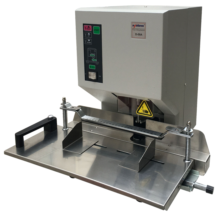 ขายถูก เครื่องเจาะกระดาษไฟฟ้า 1 รู Sysform รุ่น D-50A (เจาะกระดาษไฟฟ้า แบบเจาะ 1 รู)