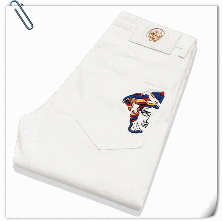 001020 กางเกงยีนส์ Ajaz James Denim Style Versace Italy New Summer 2019 Jeans Slim feet Size 28-38