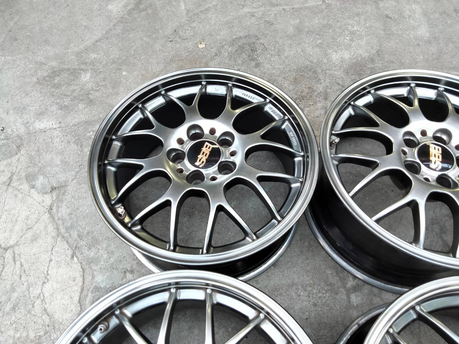 ล้อแท้ BBS RG-R RG718H 17" TOP FORGED