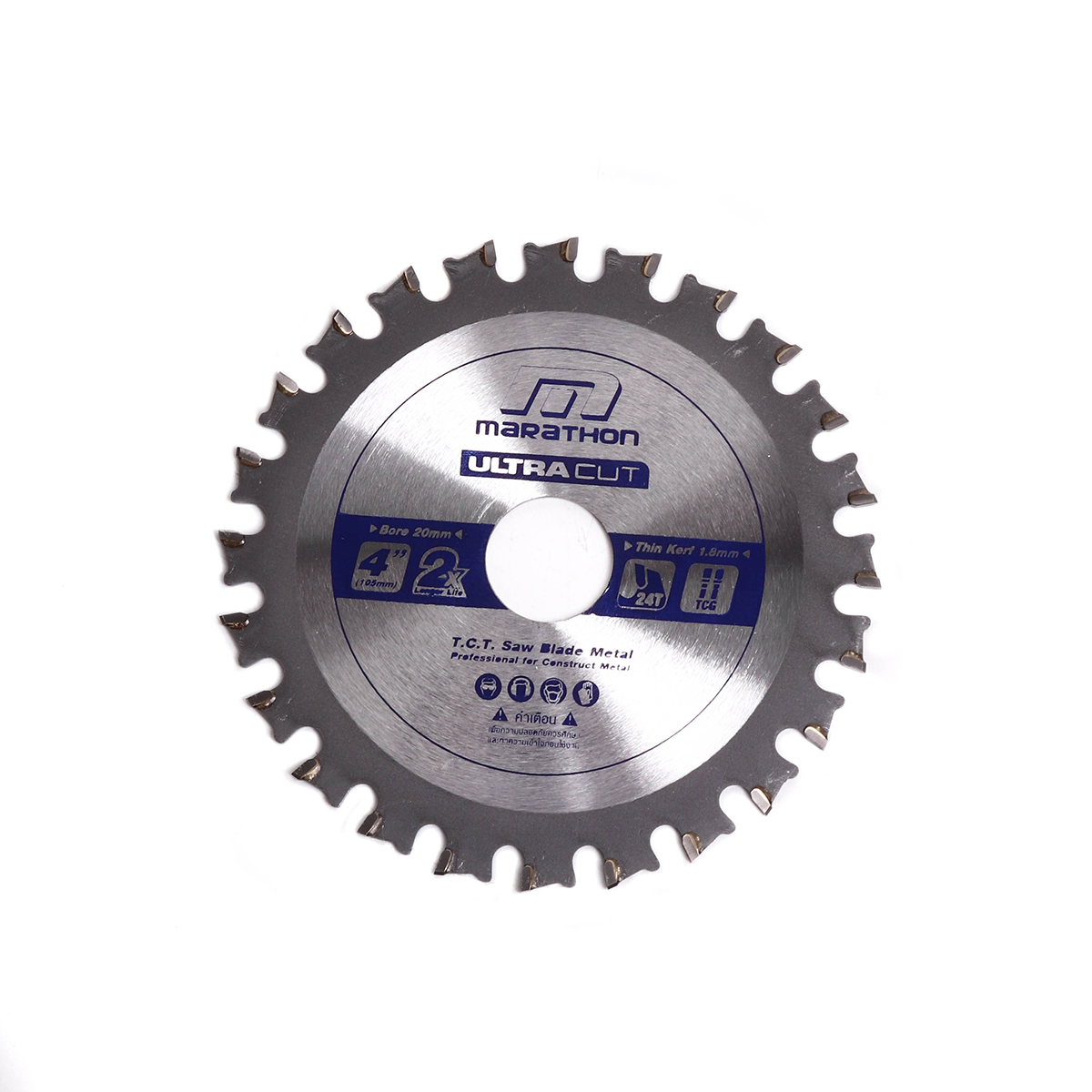 ใบเลื่อยวงเดือนตัดเหล็ก MARATHON รุ่น ULTRA CUT 4 นิ้ว * 24 ฟัน [105mm]