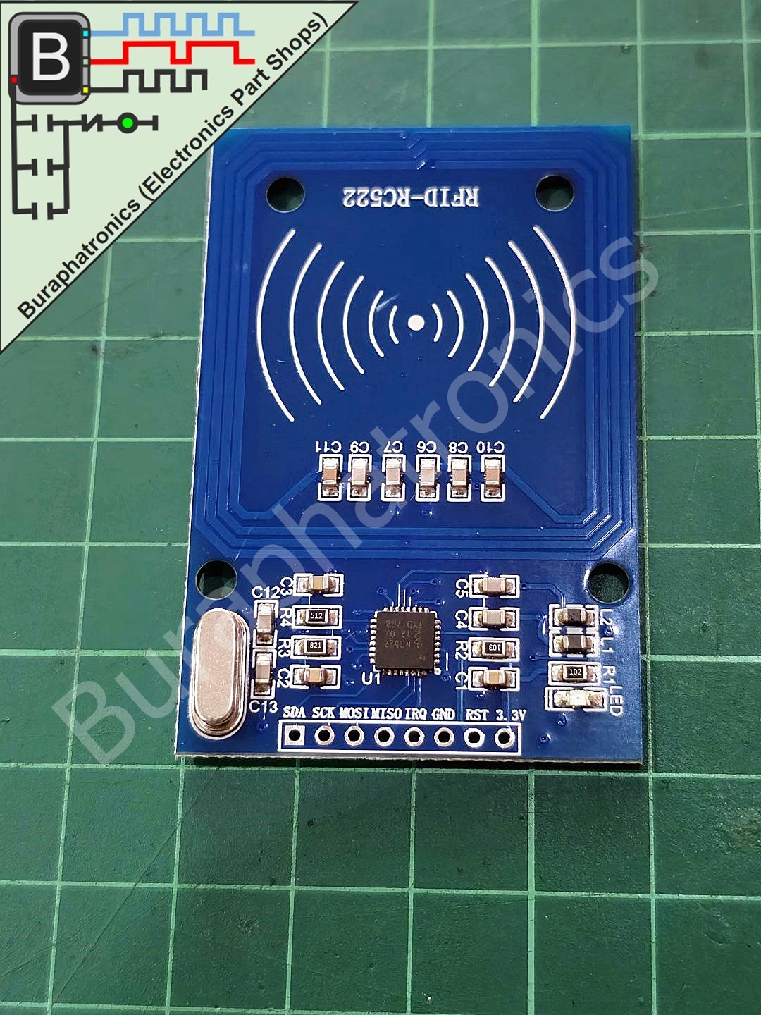RC522 RFID Reader 13.56 Mhz (โมดูล อ่าน-เขียน RFID)