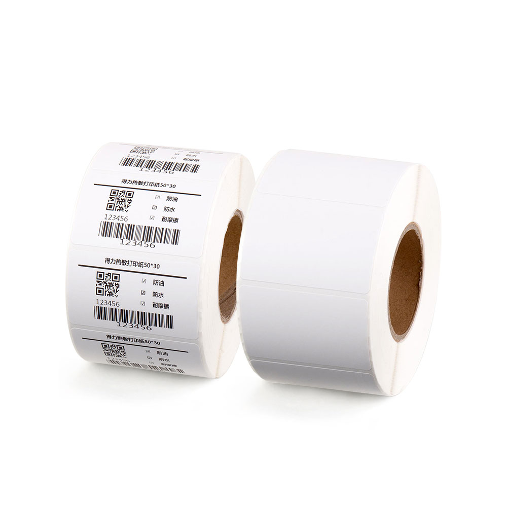 ขายถูก สติ๊กเกอร์ความร้อน ขนาด 50x30 มม., 1000 แผ่น DLI-11874 Thermal Label 50x30 1000Sheets