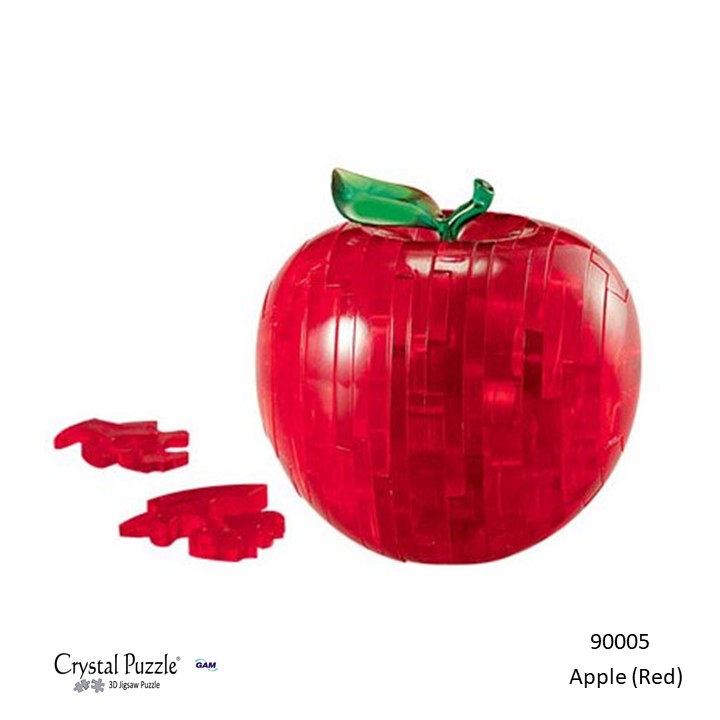 Red Apple_3D Crystal Puzzle