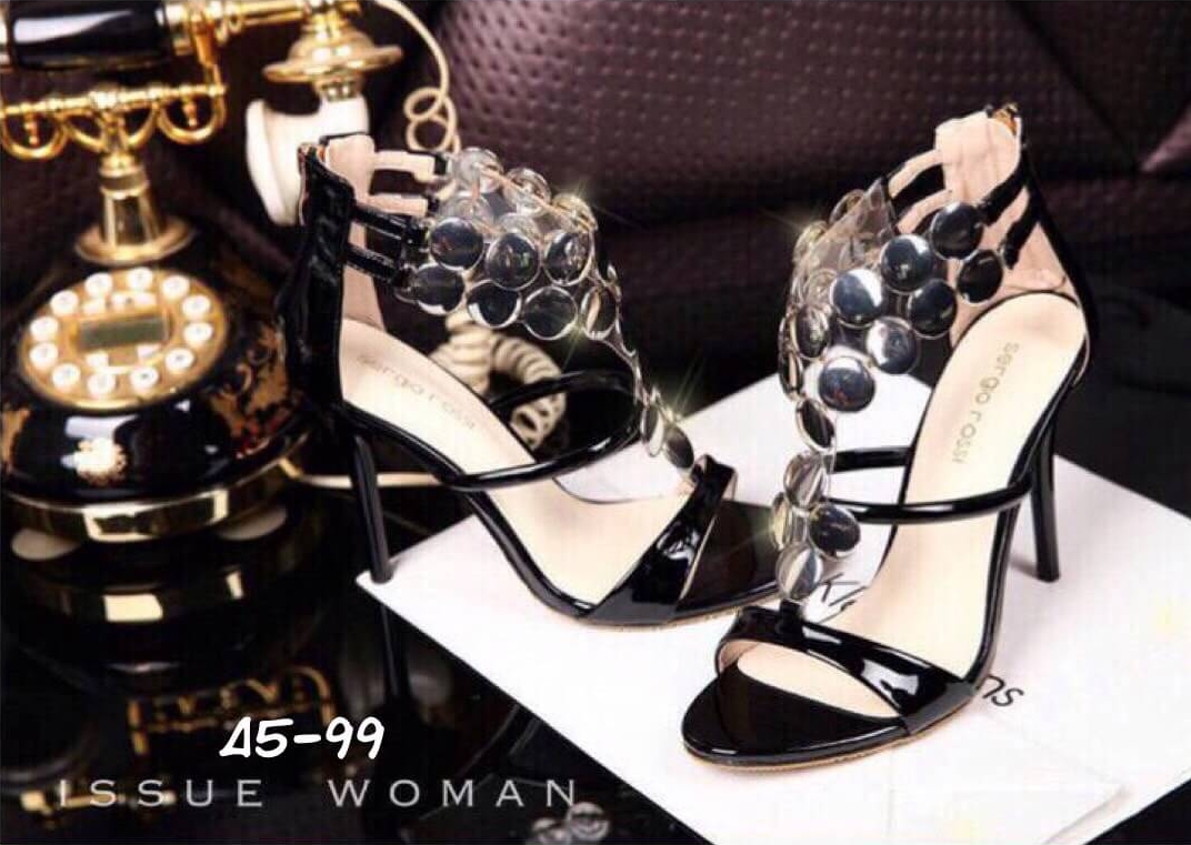 รองเท้าส้นเข็มสไตล์ Jimmy Choo (สีขาว)