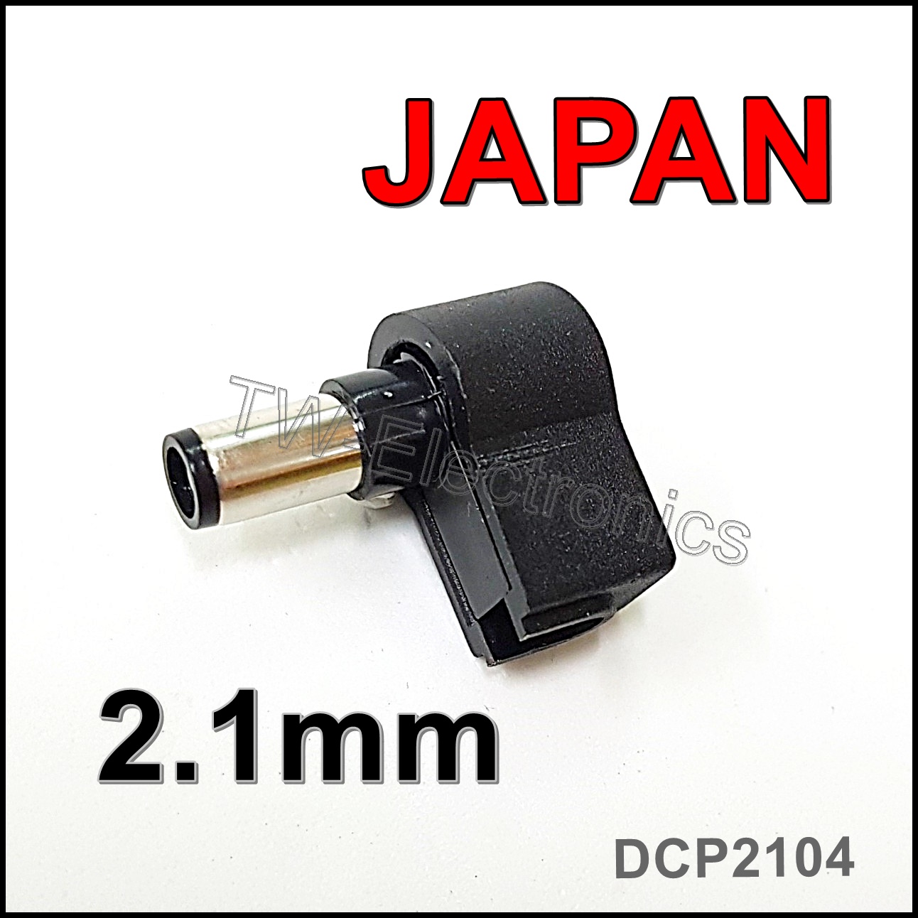 2.1mm DC ตัวผู้ แบบงอ / DCP2104