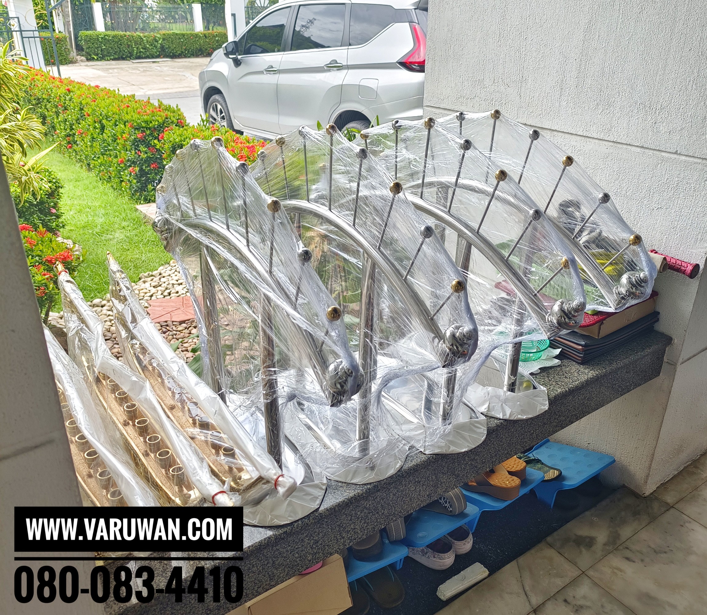 ที่แขวนพวงมาลัยสแตนเลส แบบใหม่